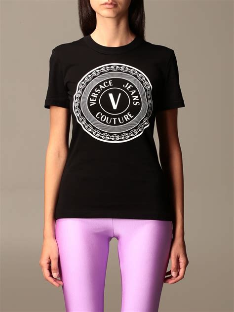 playera versace mujer|Playeras y suéteres de Versace Jeans Couture .